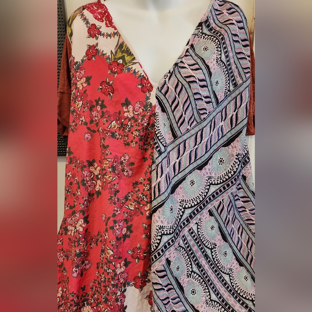 Sale❗️Free People Pick Your Scarf Maxi Tee Oversized Top - Picture 5 of 8